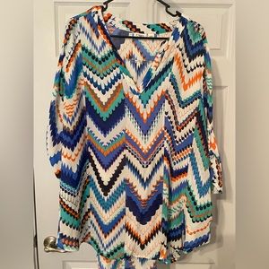 Cato Plus Size 22-24W Ladies Blouse